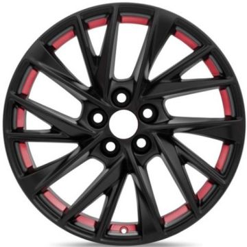 Cadillac CT5 Wheel Rim Gloss Black (Red Accents) 4878 Stock Factory OEM Replacement