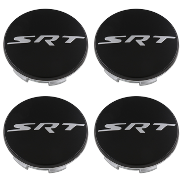 CAP.2528-SRT (SATIN BLACK/SILVER) (SET OF 4)