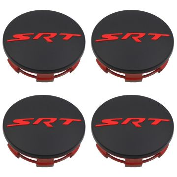 CAP.2528-SRT (SATIN BLACK/TOR RED) (SET OF 4)