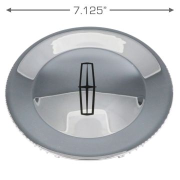 CAP.3651R-LINCOLN (CHROME WITH LOGO)