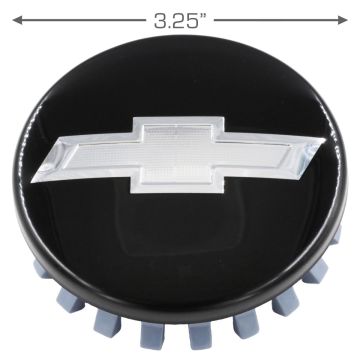 CAP.5753R-CHEVROLET (BLACK/CHROME)