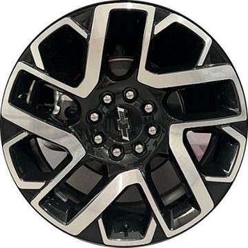 Chevrolet Silverado 1500 EV Wheel Rim Machined Black ALYGV059 Stock Factory OEM Replacement