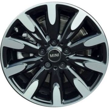 Mini Cooper Wheel Rim Machine Black ALYCA068 Stock Factory OEM Replacement