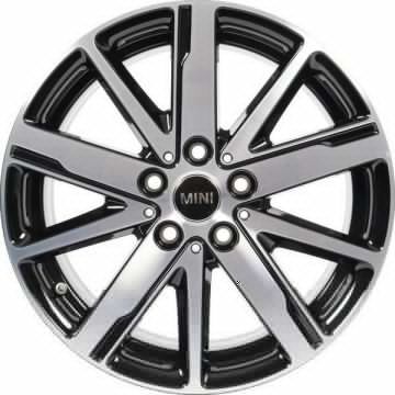 Mini Cooper Wheel Rim Machine Black ALYCB019 Stock Factory OEM Replacement