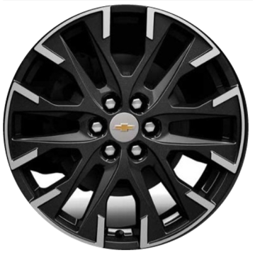 Chevrolet Traverse Wheel Rim Machined Black ALYGV052 Stock Factory OEM Replacement