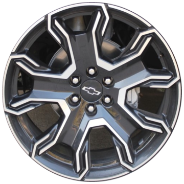 Chevrolet Tahoe Wheel Rim Machined Black ALYGV097 Stock Factory OEM Replacement