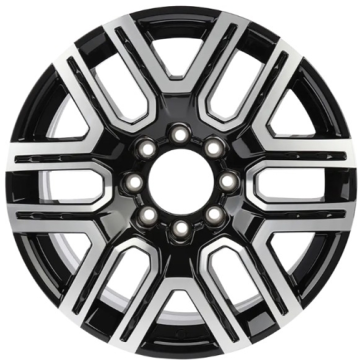 Chevrolet Silverado 1500 EV Wheel Rim Machined Black ALYGV111 Stock Factory OEM Replacement