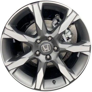 Honda Civic Wheel Rim Machined Grey ALYHC043 Stock Factory OEM Replacement