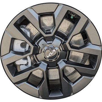 Kia Telluride Wheel Rim Satin Black ALYKM065 Stock Factory OEM Replacement