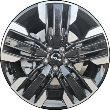 Kia Telluride Wheel Rim Machined Black ALYKM069 Stock Factory OEM Replacement