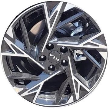 Kia K5 Wheel Rim Machined Black ALYKM095 Stock Factory OEM Replacement