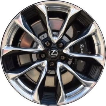 Lexus LC500 Wheel Rim Polish Black ALYLG031 (F) Stock Factory OEM Replacement
