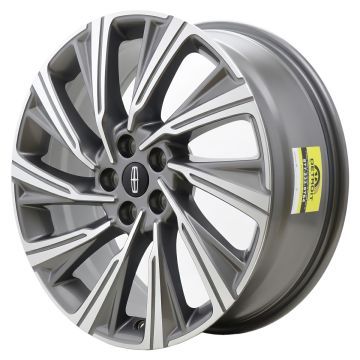 Lincoln Aviator Wheel Rim Machined Grey ALYFS040 Stock Factory OEM Replacement