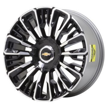 Chevrolet Suburban 1500 Wheel Rim Machined Black ALYGV096 Stock Factory OEM Replacement