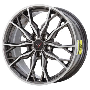 Chevrolet Corvette Wheel Rim Machined Grey ALYGZ037 (R) Stock Factory OEM Replacement