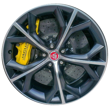 Jaguar F-TYPE Wheel Rim Polish Black 59912 (F) Stock Factory OEM Replacement