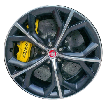 Jaguar F-TYPE Wheel Rim Polish Black 59919 (R) Stock Factory OEM Replacement