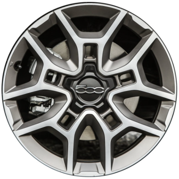 Fiat 500x Wheel Rim Machined Grey 61696 Stock Factory OEM Replacement