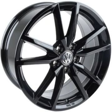 Volkswagen Golf Wheel Rim Gloss Black 70055 Stock Factory OEM Replacement