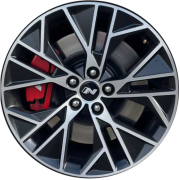 Hyundai Elantra Wheel Rim Machined Black 70769 Stock Factory OEM Replacement