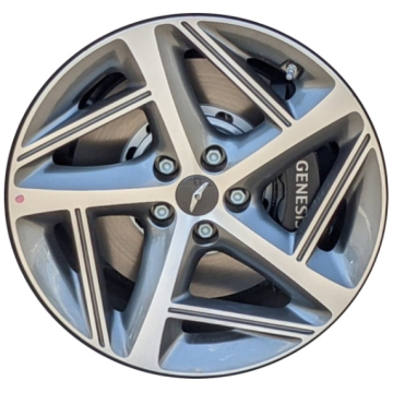 Genesis G80 Wheel Rim Machined Grey 70780 (R) Stock Factory OEM Replacement