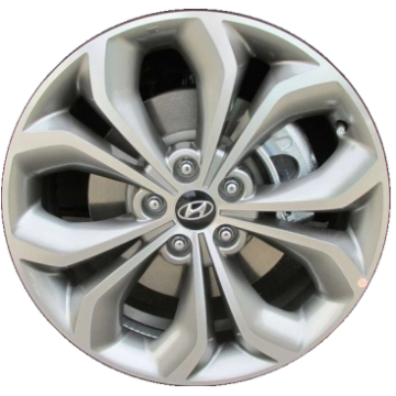 Hyundai Santa Fe Wheel Rim Machined Grey 70854 Stock Factory OEM Replacement