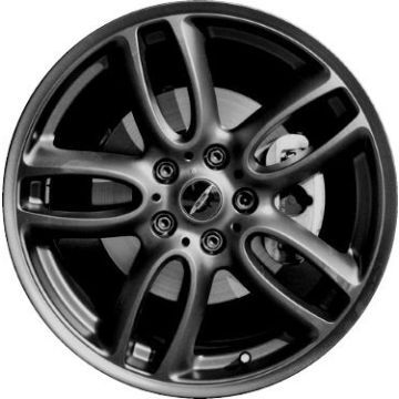 Mini Countryman Wheel Rim Gloss Black 71481 Stock Factory OEM Replacement