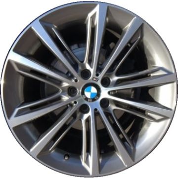 BMW 528i Wheel Rim Machined Grey 71584 (F) Stock Factory OEM Replacement