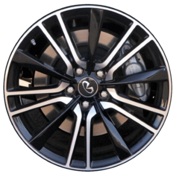 Infiniti Q60 Wheel Rim Machined Black 73802 Stock Factory OEM Replacement