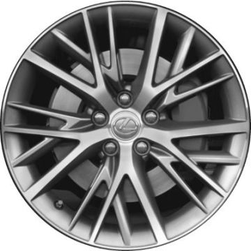 Lexus GS Turbo Wheel Rim Machined Grey 74348 Stock Factory OEM Replacement