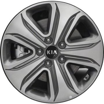 Kia Optima Wheel Rim Machined Grey 74759 Stock Factory OEM Replacement