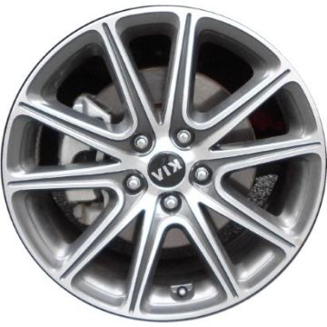 Kia Soul Wheel Rim Machined Grey 74762 Stock Factory OEM Replacement