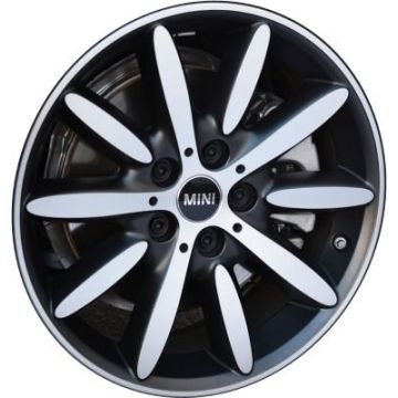 Mini Cooper Wheel Rim Machine Black 86318 Stock Factory OEM Replacement