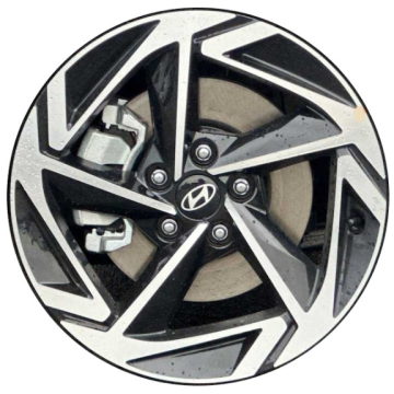 Hyundai Sonata Wheel Rim Machined Black ALY180479 Stock Factory OEM Replacement