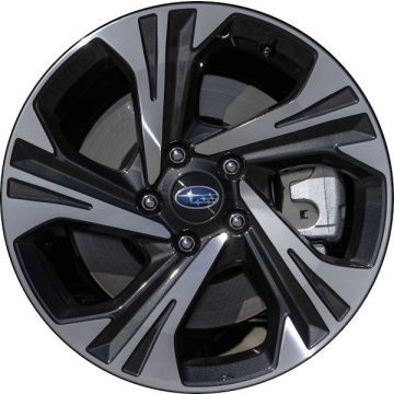 Subaru Crosstrek Wheel Rim Machined Grey 95646 Stock Factory OEM Replacement