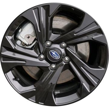Subaru Crosstrek Wheel Rim Gloss Black 95646 Stock Factory OEM Replacement