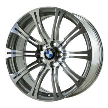 BMW M3 Wheel Rim Polished Grey 71234 (F) Stock Factory OEM Replacement