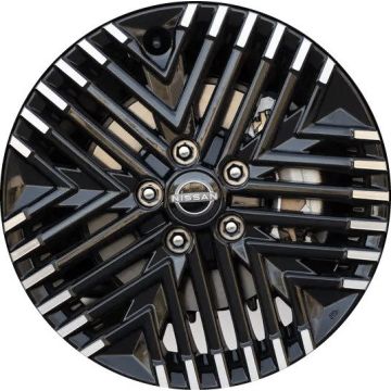 Nissan Leaf Wheel Rim Machined Black ALYNQ037 Stock Factory OEM Replacement