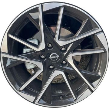 Nissan Sentra Wheel Rim Machined Black ALYNQ062 Stock Factory OEM Replacement