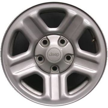 Jeep Wrangler Wheel Rim Silver Steel 9072 Stock Factory OEM Replacement