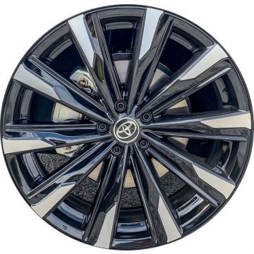 Toyota Crown Wheel Rim Machined Black ALYTX011 Stock Factory OEM Replacement