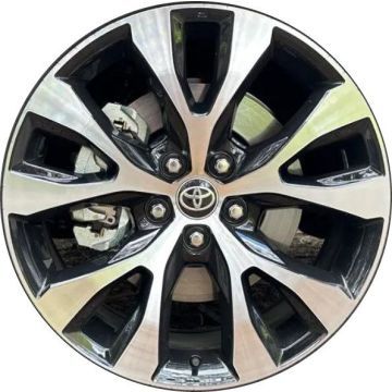 Toyota Grand Highlander Wheel Rim Machined Black ALYTX018 Stock Factory OEM Replacement