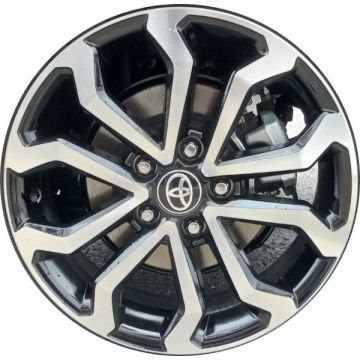 Toyota Corolla Cross Wheel Rim Machined Black ALYTX023 Stock Factory OEM Replacement
