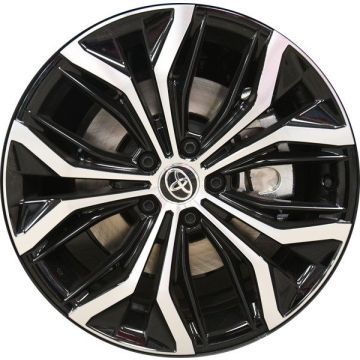 Toyota Crown Wheel Rim Machined Black ALYTX026 Stock Factory OEM Replacement