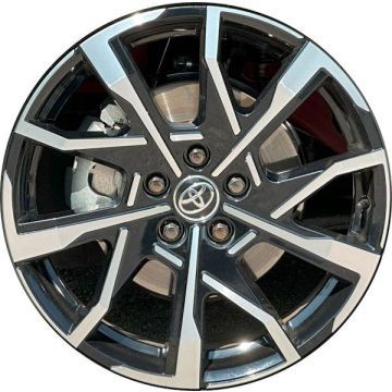 Toyota Prius Wheel Rim Machined Black ALYTX036 Stock Factory OEM Replacement