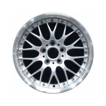 BMW 525i Wheel Rim Machined Lip Silver 59353 (F) Stock Factory OEM Replacement