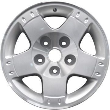 Dodge Ram 1500 Wheel Rim Machined Lip Silver 2164 Stock Factory OEM Replacement