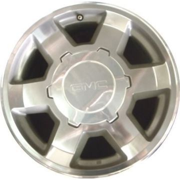 GMC Sierra 1500 Wheel Rim Polished Silver 5242 Stock Factory OEM Replacement