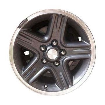 Jeep Liberty Wheel Rim Machined Lip Black 9049 Stock Factory OEM Replacement