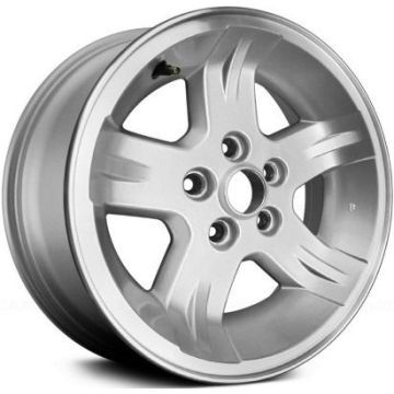 Jeep Wrangler Wheel Rim Machined Lip Silver 9050 Stock Factory OEM Replacement